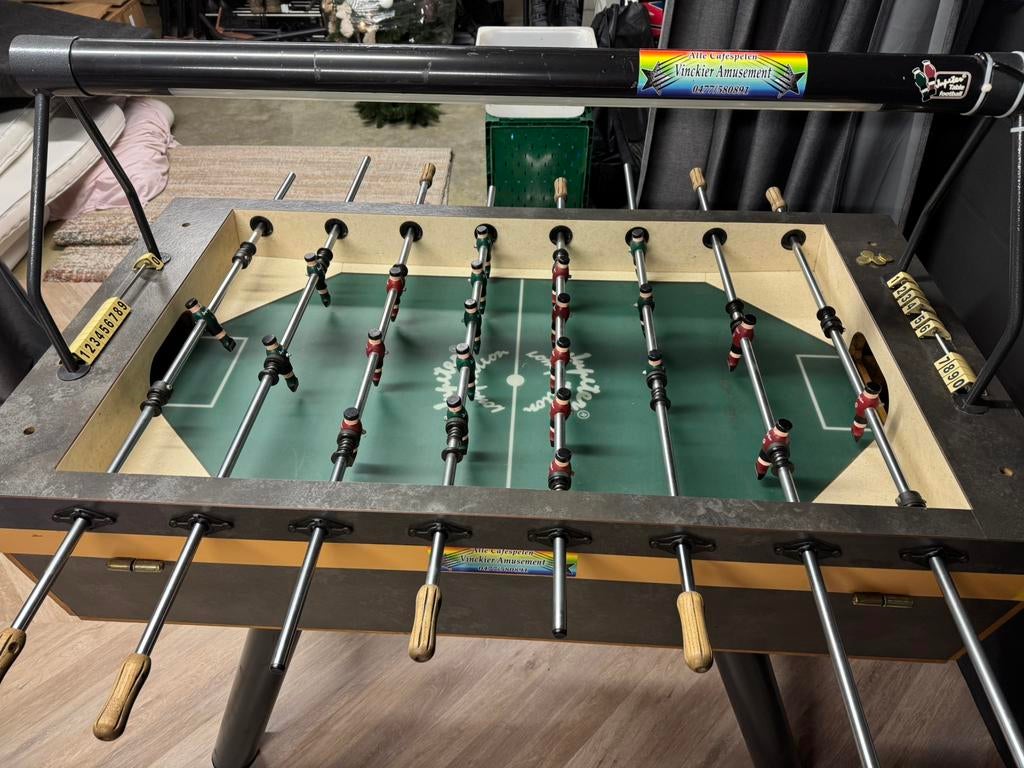 Jupiter goldstar kickertafel, Ophalen, Zo goed als nieuw