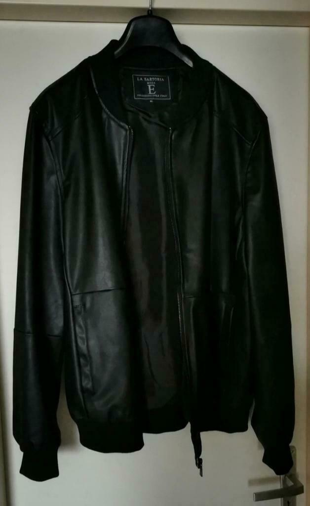 Veste légère noir mi-longue, Neuf, Enlèvement ou Envoi, Taille 56/58 (XL), La Sartoria