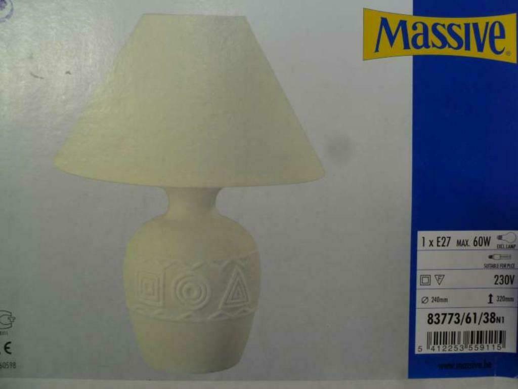 NIEUW: Moderne tafellamp MASSIVE, Ophalen of Verzenden, Nieuw, Modern