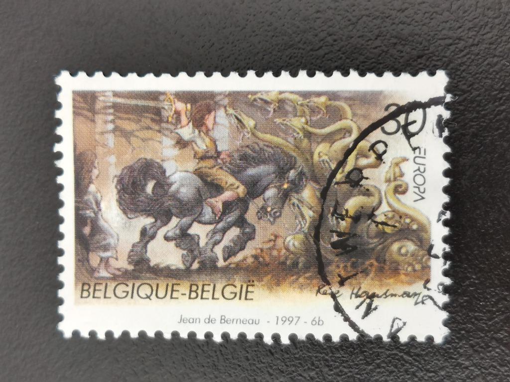Belgie 1997 - Europa CEPT - verhalen en legenden, Postzegels en Munten, Postzegels | Europa | België, Ophalen of Verzenden, Gestempeld