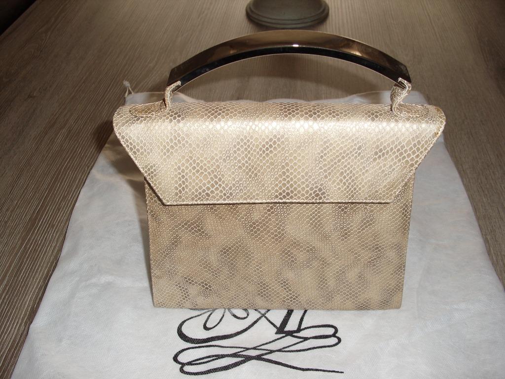 Handtas en Schoenen Emmanuella, Bijoux, Sacs & Beauté, Enlèvement ou Envoi, Comme neuf, Beige, Sac à main