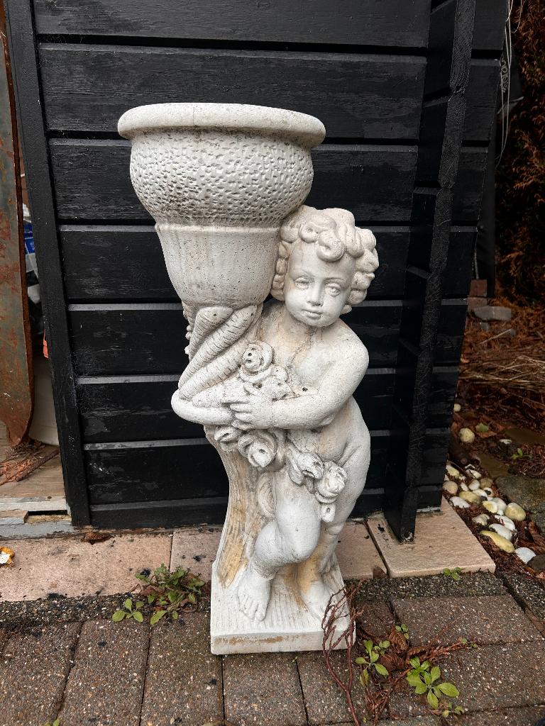 Tuin standbeeld, Tuin en Terras, Ophalen, Gebruikt, Beton, Tuinkabouter