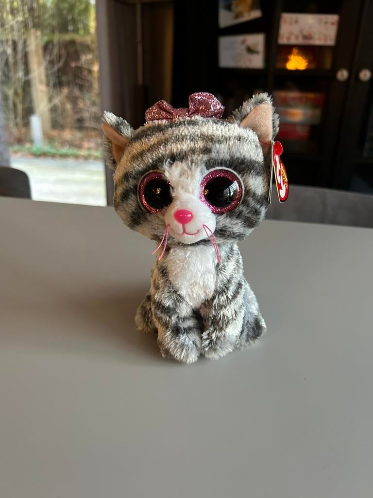 Ty beanie boo’s knuffel kat Kiki, Kinderen en Baby's, Ophalen of Verzenden, Nieuw