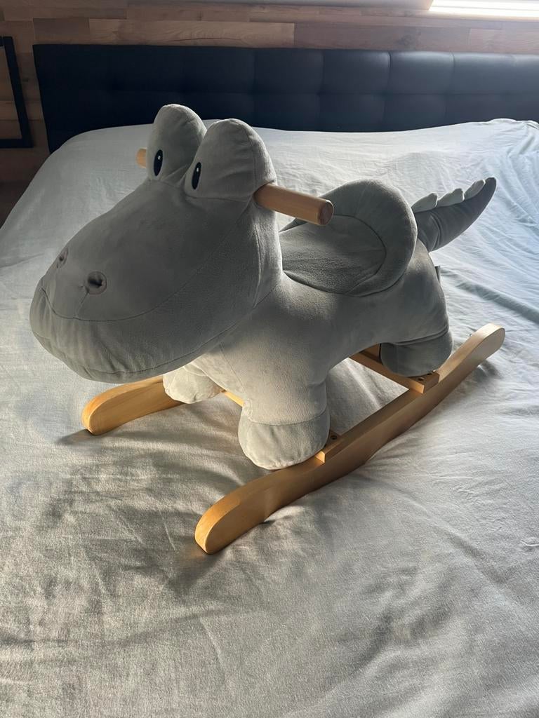 Schommelpaard Dino Nattou, Ophalen, Gebruikt