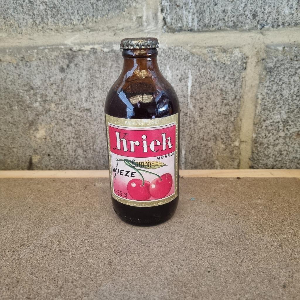 Bouteille de bière Kriek Lambic Wieze, Enlèvement ou Envoi, Utilisé, Bouteille(s), Autres marques