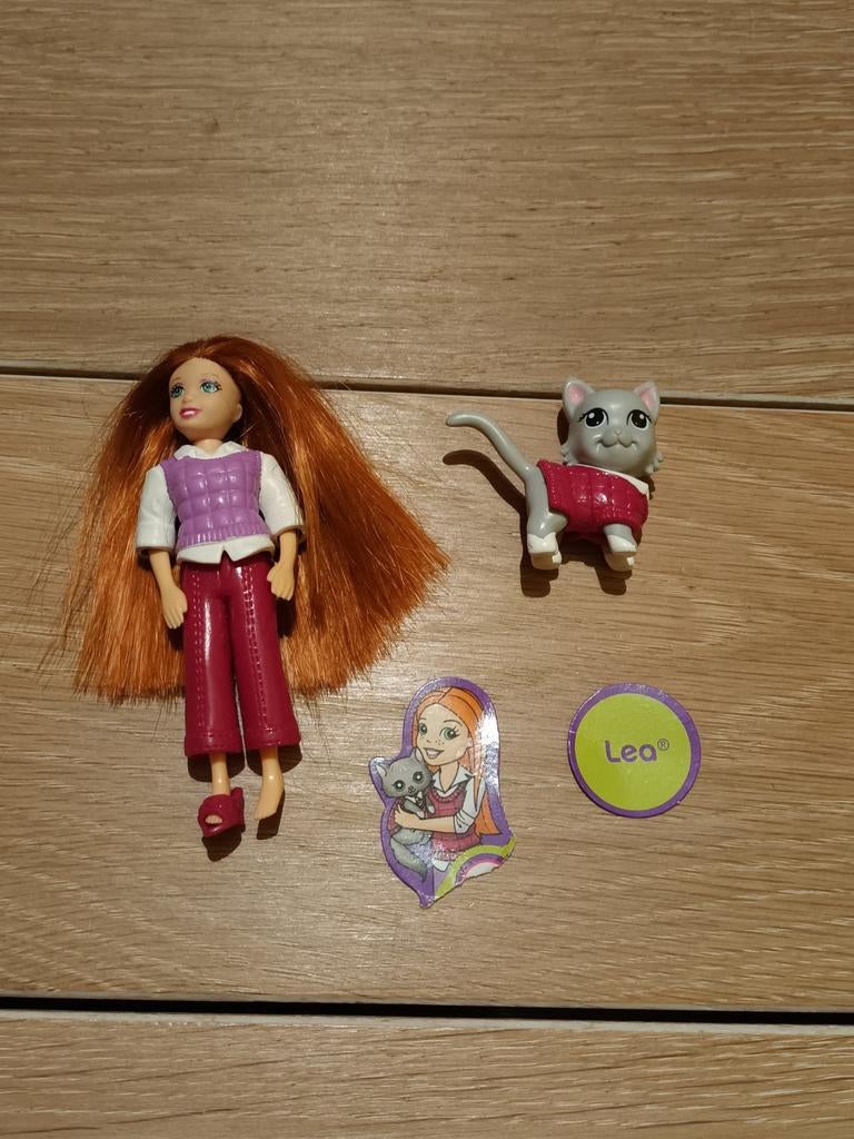 Polly Pocket - Totally trendy Pets Paw Pairs - Léa et Kitty, Enlèvement ou Envoi, Comme neuf, Autres types