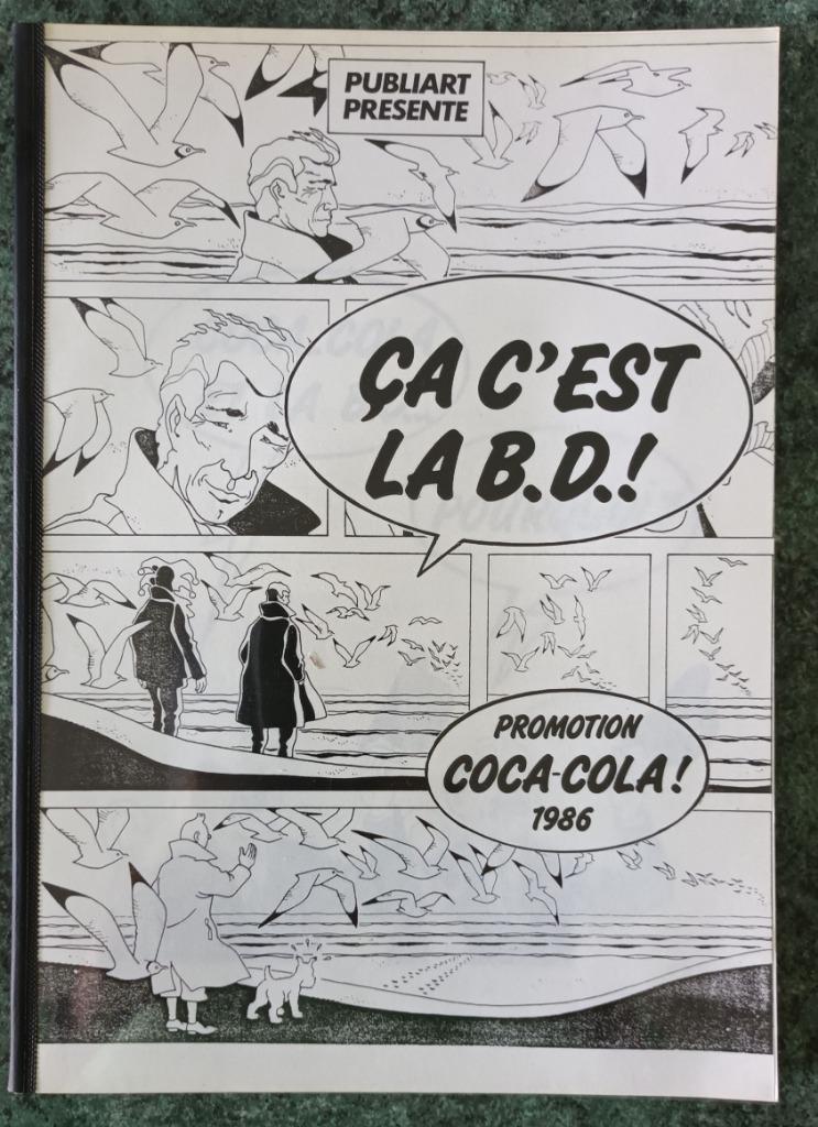 Ca C'est la BD Coca Cola promotion 1986 Publiart tintin, Enlèvement ou Envoi