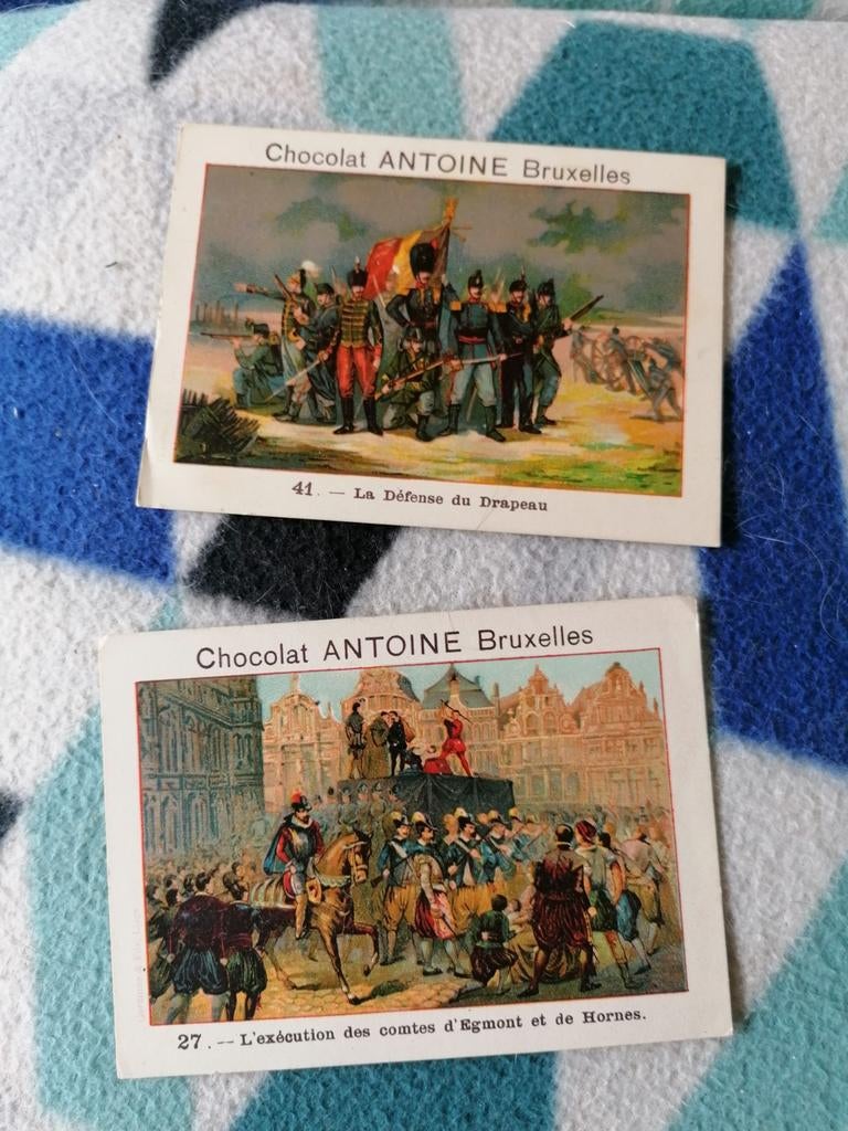Oude prentjes chocolat Antoine Bruxelles, Envoi