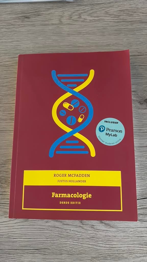 Farmacologie, 3e editie met MyLab NL toegangscode, Boeken, Ophalen, Nieuw, Roger McFadden, Nederlands