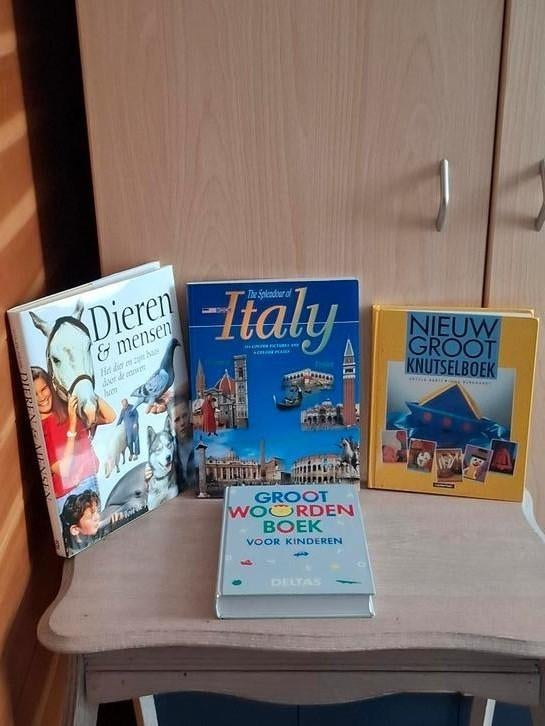 4 verschillende boeken, Enlèvement