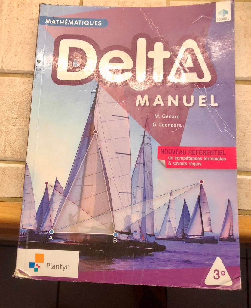 Delta manuel mathématique 3 eme année, Livres, Utilisé