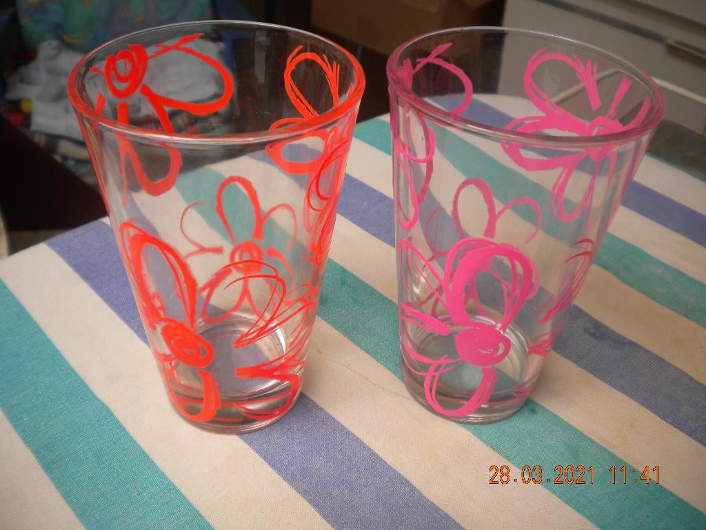 Frisdrankglazen (14st.), Verzamelen, Glas en Drinkglazen, Ophalen
