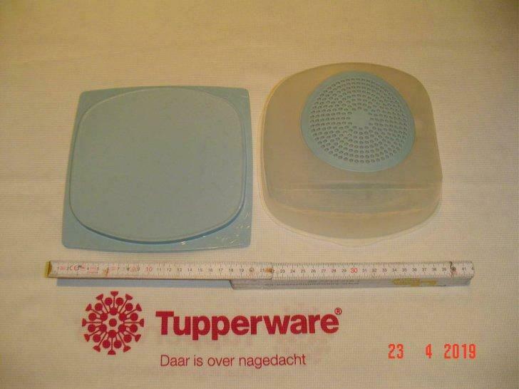 Tupperware CheeSmart junior 20x21x9,5 cm voor 2 tot 4 kazen, Huis en Inrichting, Ophalen of Verzenden, Gebruikt