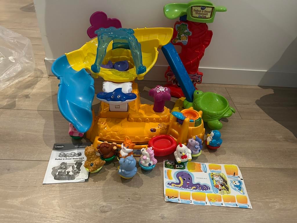 Zoomizooz - Duikel & Draai waterpark + extra figuurtjes, Kinderen en Baby's, Ophalen, Zo goed als nieuw