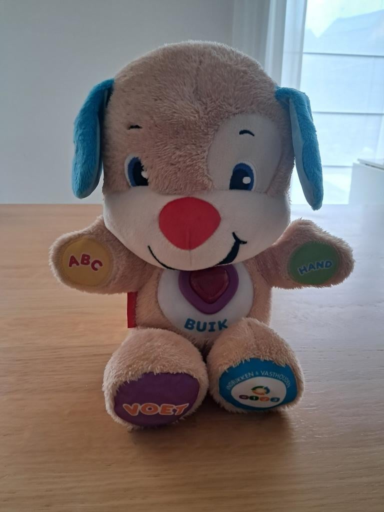 Fisher-Price Leerplezier puppy knuffel, Ophalen of Verzenden, Zo goed als nieuw