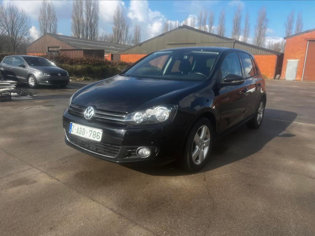 VW GOLF 1.2BENZINE VAN 2012 MET 120DKM EURO5 PERFECTE STAAT, Auto's, Voorwielaandrijving, Euro 5, Stof, Zwart