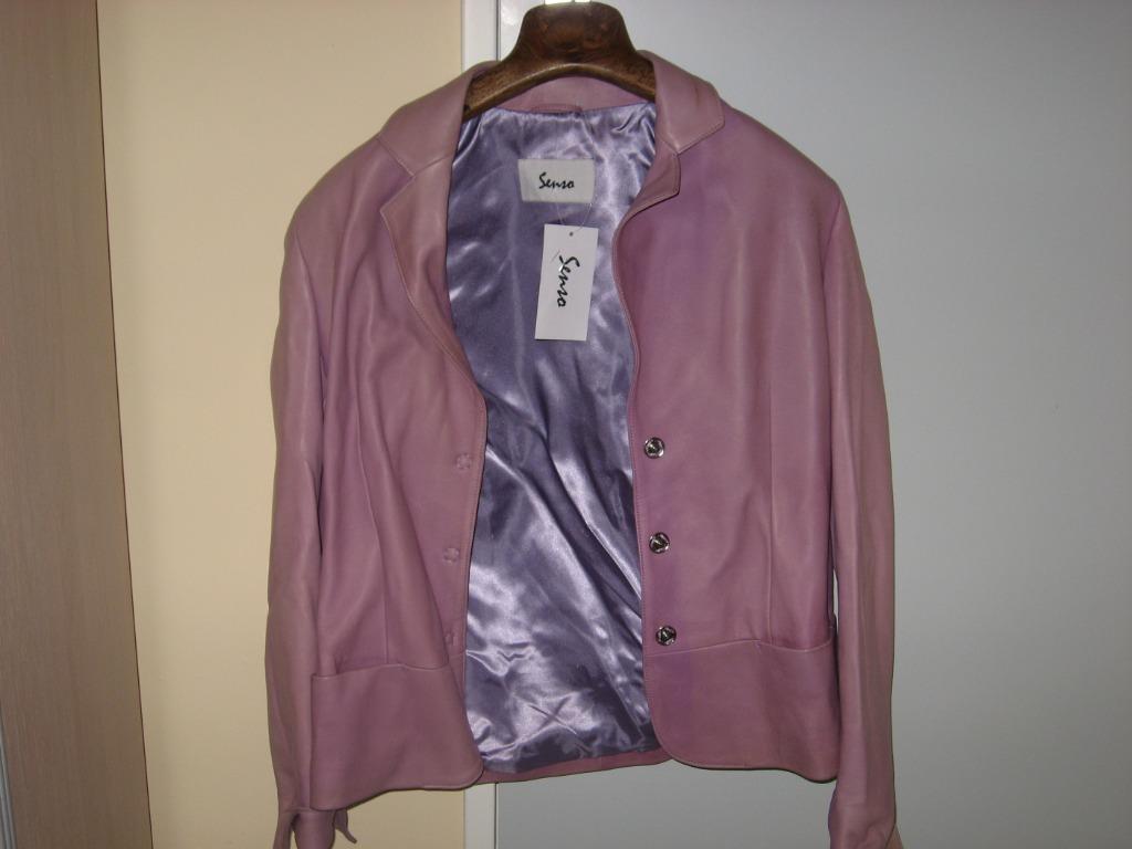 Nieuw leren jack voor dames van het merk senza T38, Maat 38/40 (M), Nieuw, Ophalen of Verzenden, Roze