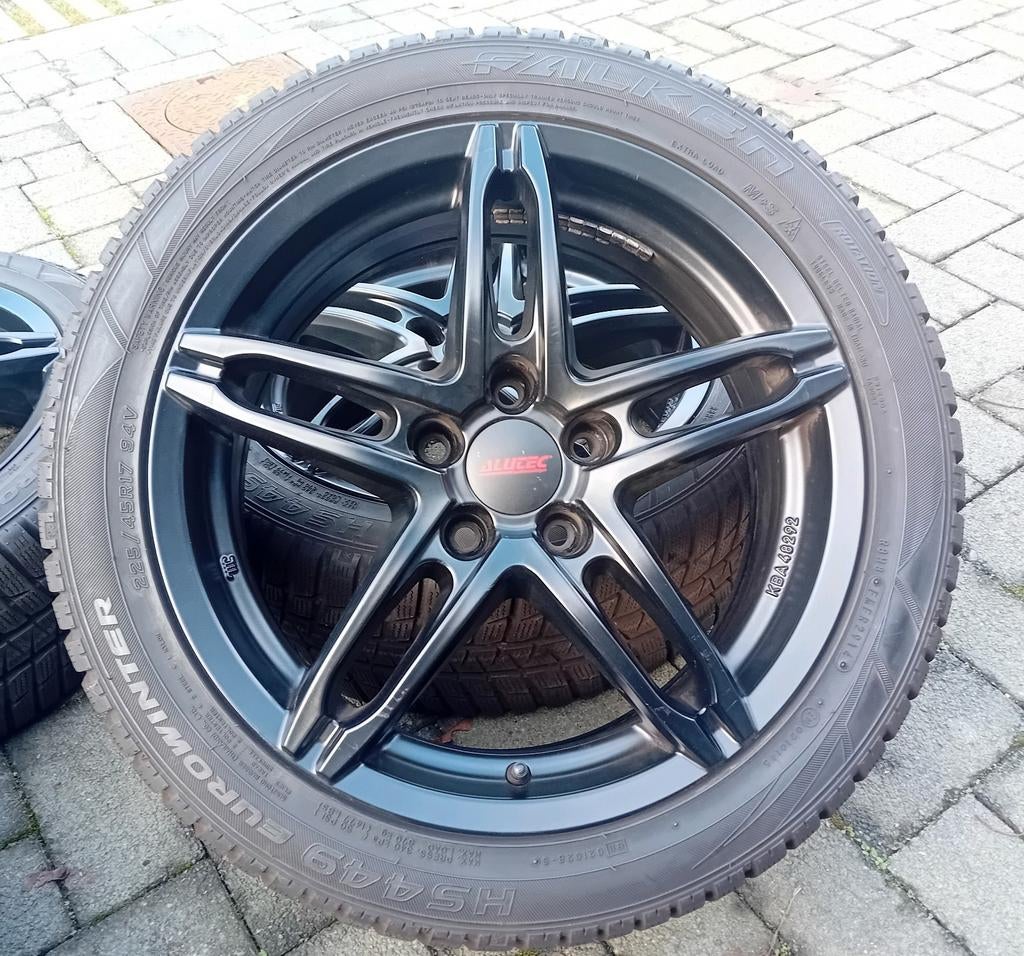 Winterbanden velgen alu Mercedes SLC SLK 17inch 5&7mm ❄️, Ophalen