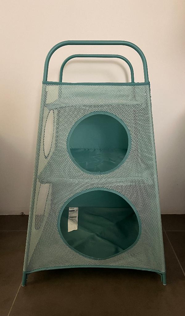 Rangement jouet Ikea TIGERFINK turquoise, Huis en Inrichting, Kasten | Lockerkasten, Zo goed als nieuw, Ophalen