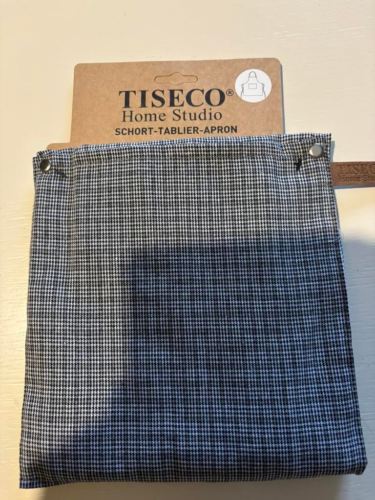 Keukenschort en grippers, Maison & Meubles, Cuisine | Linge de cuisine, Enlèvement ou Envoi, Comme neuf, Noir, Autres types