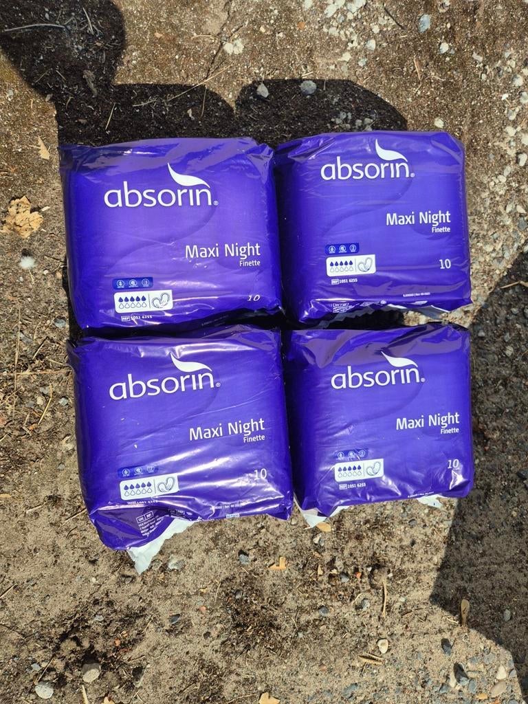 Équipement d'incontinence : Absorin Maxi Night Finette, Divers, Enlèvement ou Envoi