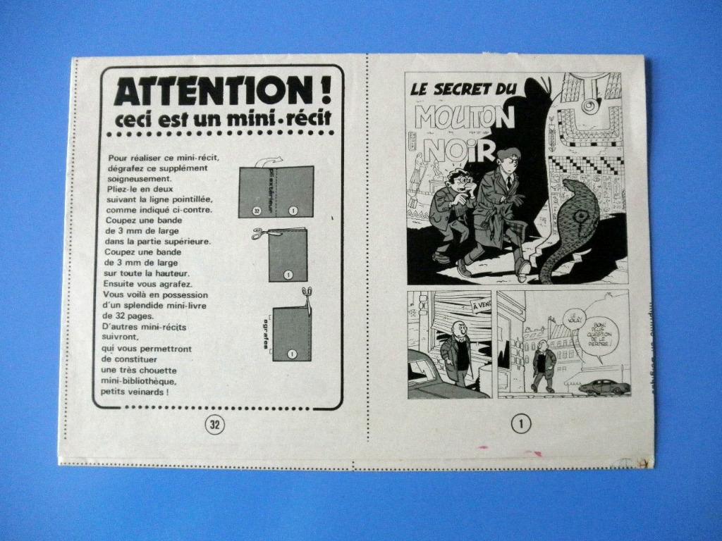 Supplément Spirou 2233 - Spirou Mini-album 5 Le mouton noir, Dimberton, Une BD, Comme neuf, Enlèvement