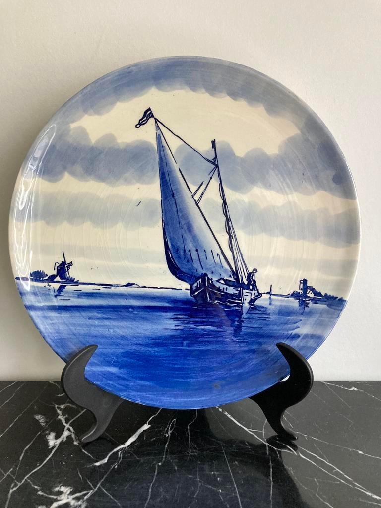 Assiette murale Delft Blue Holland, Enlèvement ou Envoi