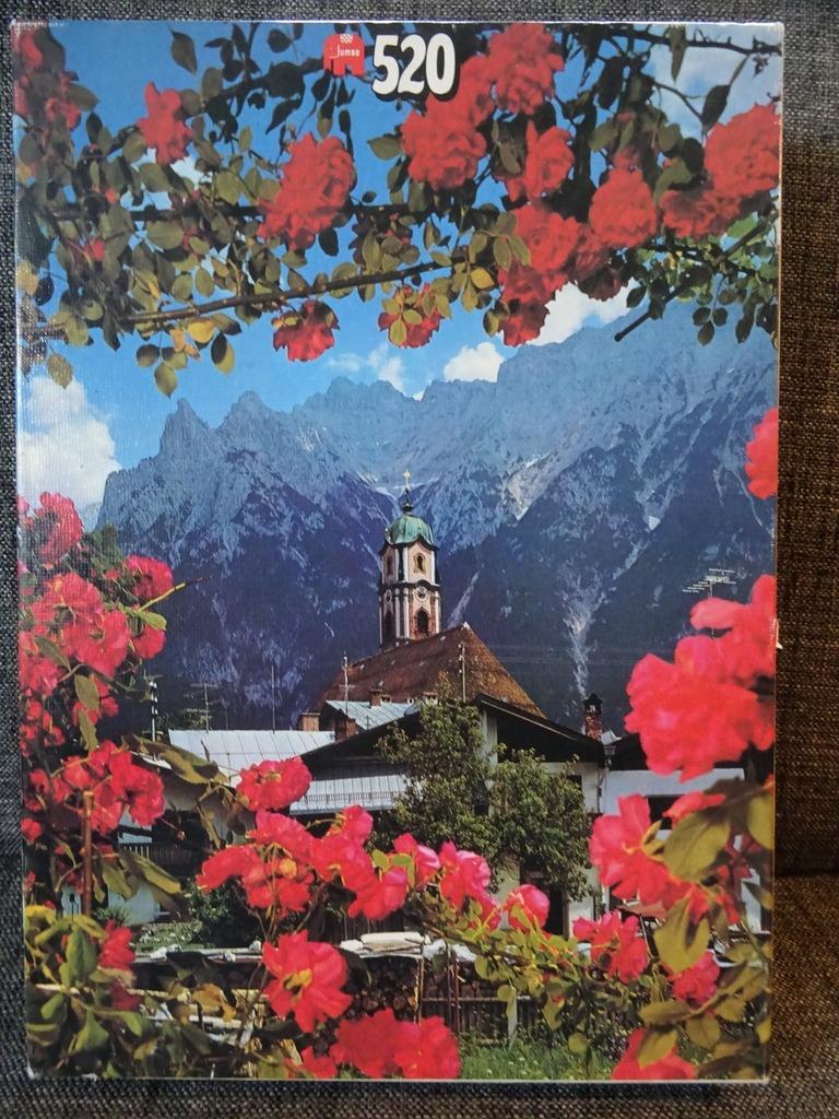 Vintage puzzel legpuzzel Jumbo puzzle Mittenwald 520 stukjes, Ophalen of Verzenden, 500 t/m 1500 stukjes, Zo goed als nieuw, Legpuzzel