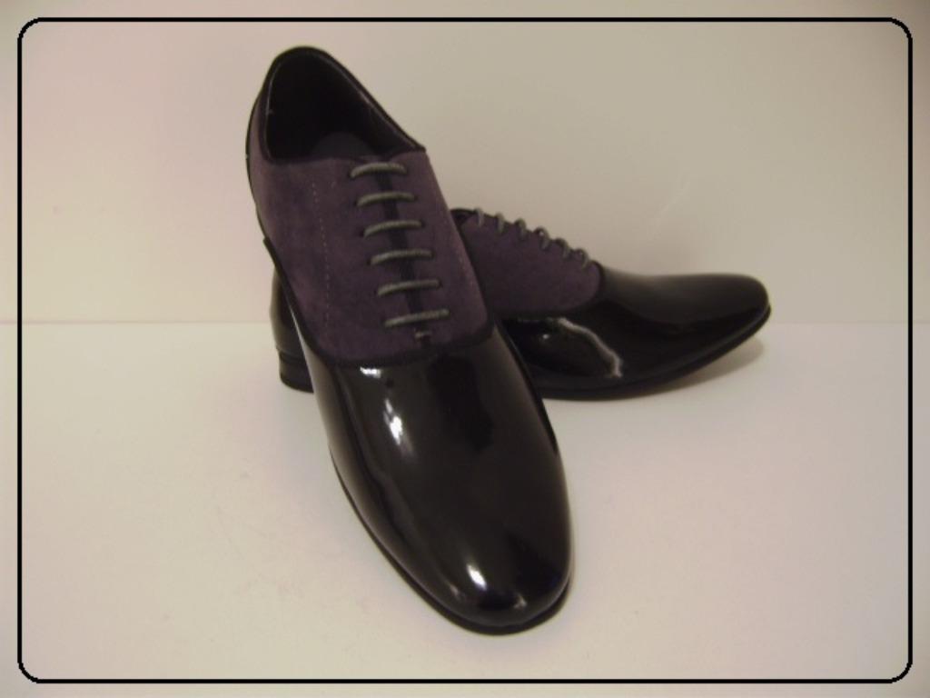 Ceremonie schoenen heren : Laque en Daim , splinternieuw M39, Ophalen, GALAX PARIS, Zwart, Nieuw