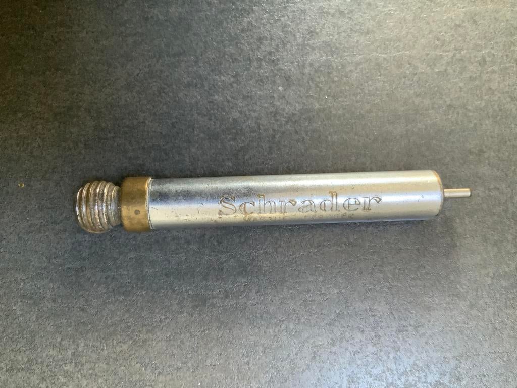 Vintage Schrader bandenspanningsmeter, Enlèvement ou Envoi
