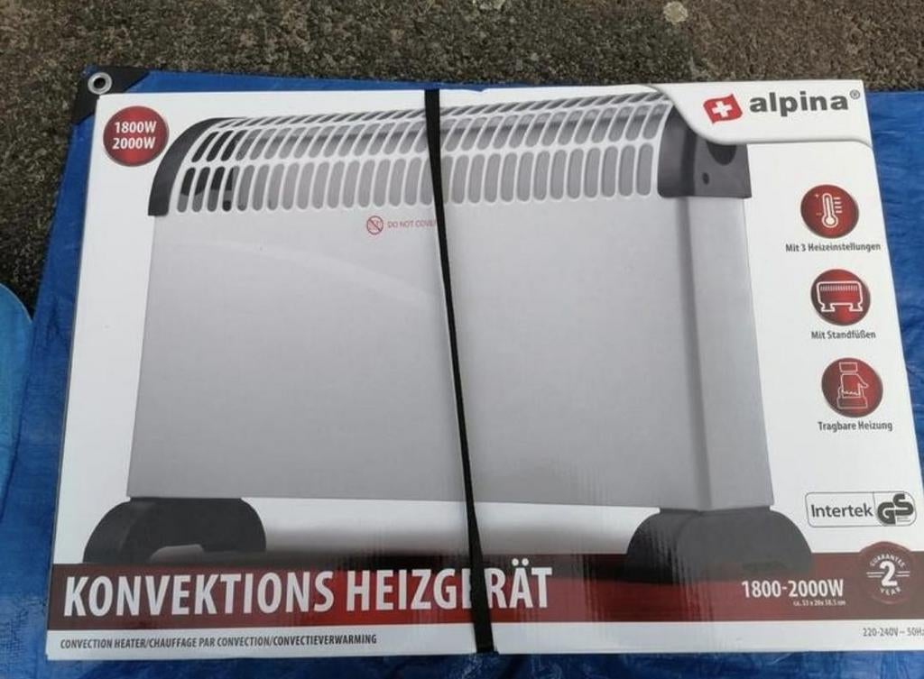 Nouveau chauffage électrique Alpina, Enlèvement ou Envoi