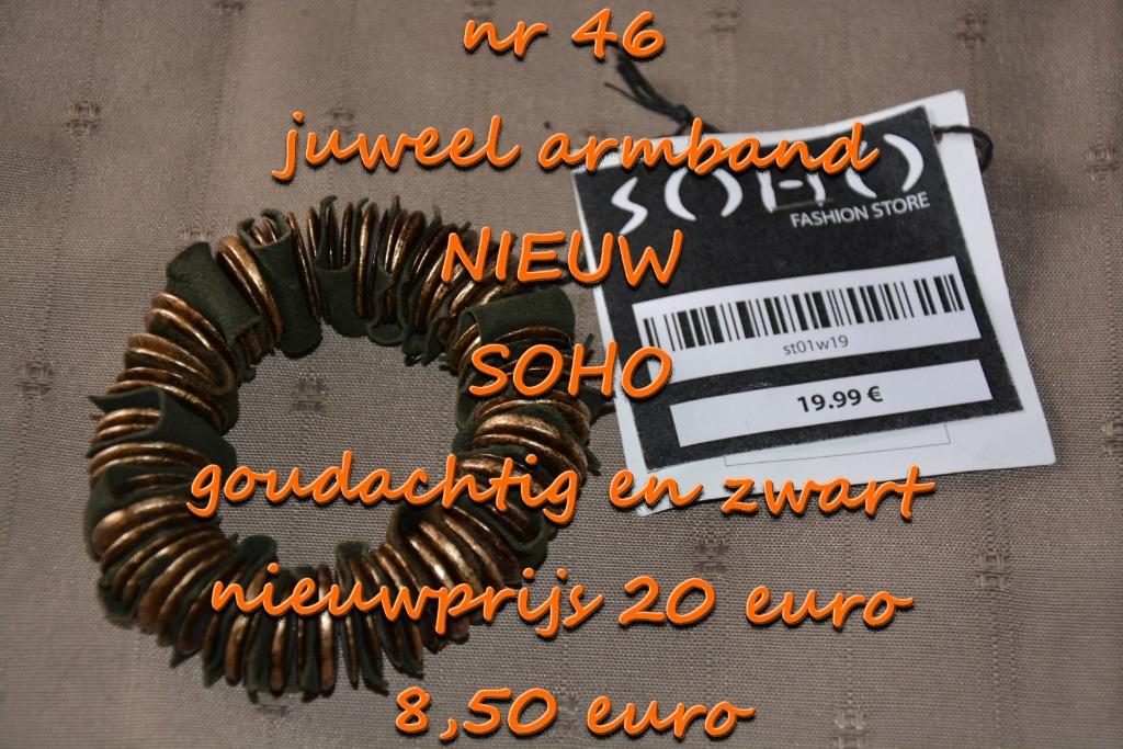 46. Bijou : bracelet, NEUF, @LAST PIECE@, expédition, Envoi, Neuf, Noir, Autres matériaux