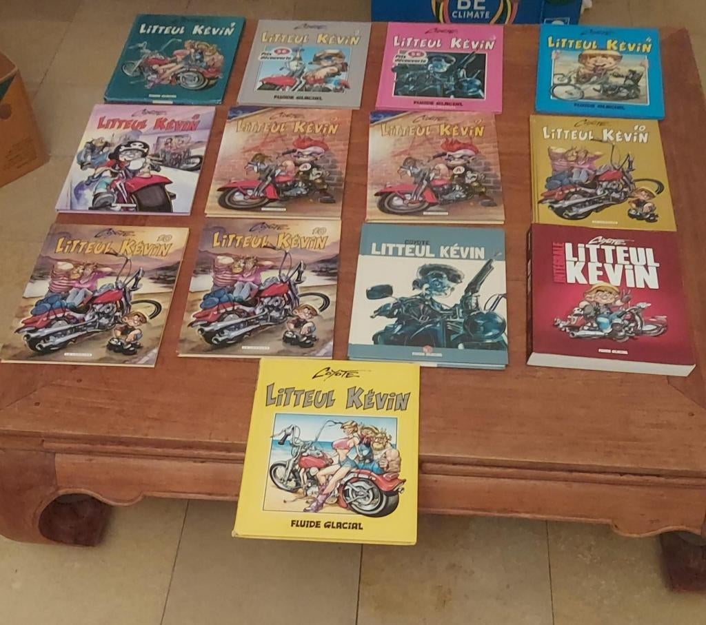 BD Litteul Kevin 4€ per stuk, Coyote, Complete serie of reeks, Ophalen of Verzenden, Zo goed als nieuw
