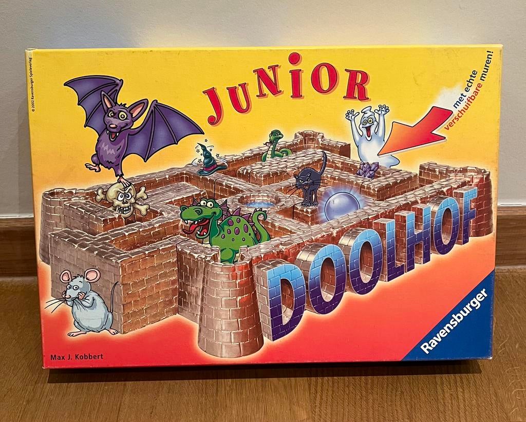 Doolhof Junior / Mijn Eerste Doolhof Gezelschapsspel, Hobby en Vrije tijd, Ophalen, Zo goed als nieuw