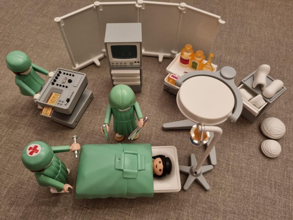 Vintage Playmobil Operatiekamer #3459 uit 1974, Enlèvement, Utilisé, Ensemble complet