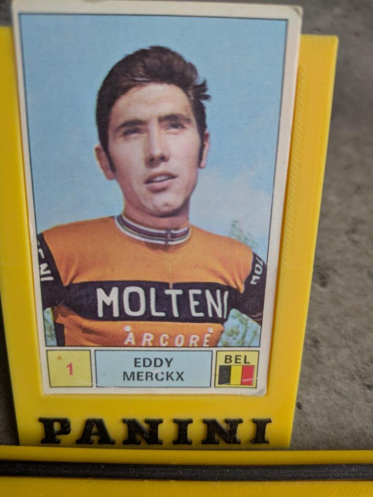 AUTOCOLLANT CYCLISTE PANINI MERCKX EDDY SPRINT 71 1971, Envoi, Comme neuf, Autocollant