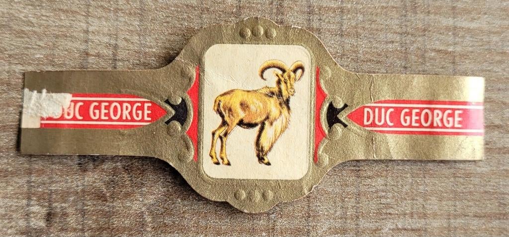 Oud sigarenbandje: Manenschaap, Verzamelen, Ophalen of Verzenden, Gebruikt, Sigarenbandjes