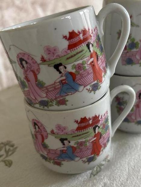 Serviece Vintage porselein Japans, Antiek en Kunst, Ophalen