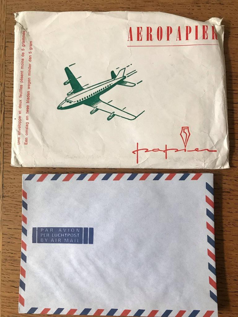 23 enveloppes vintage red bleu, Enlèvement, Enveloppe