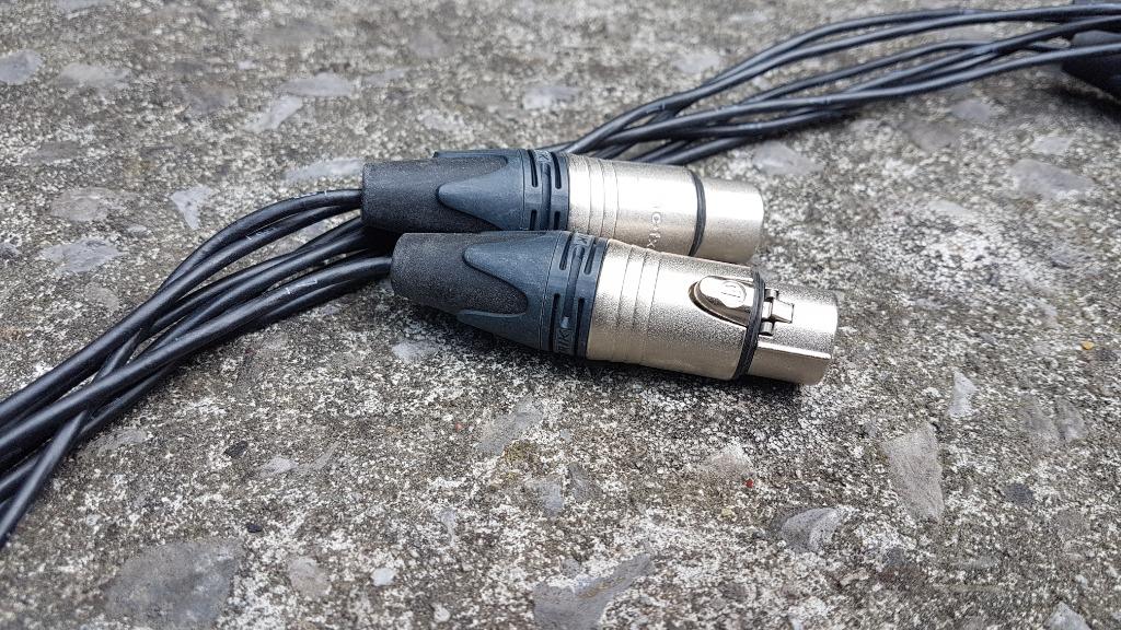 Câble multiple 8 canaux 4~5 m - XLR (fem) pour RIACON (Phoen, TV, Hi-fi & Vidéo, Enlèvement ou Envoi, Comme neuf, 2 à 5 mètres