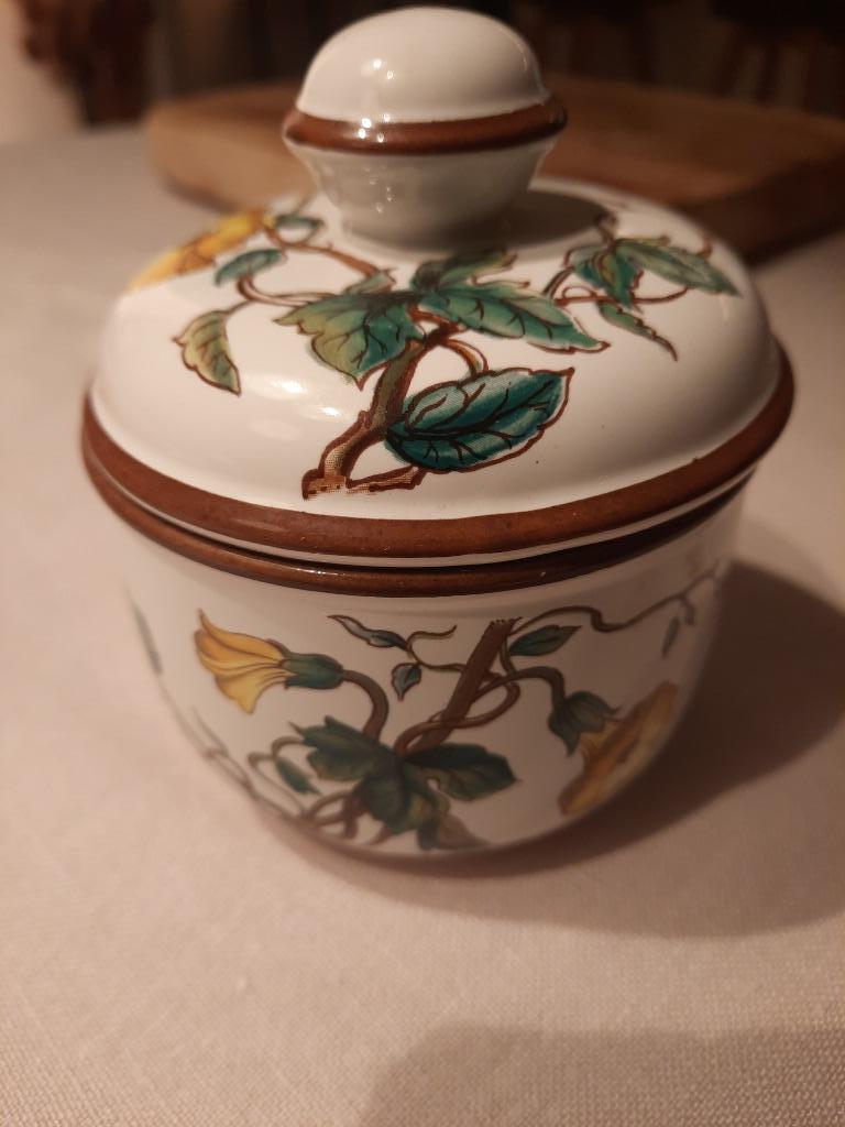 VILLEROY BOCH  suikerpot botanica, Antiek en Kunst, Ophalen of Verzenden
