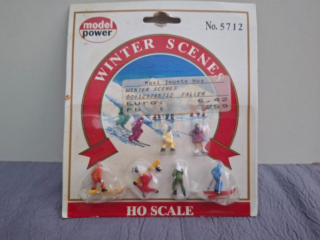 MODEL POWER FALLER HO FIGURES SCALE WINTER SCENES N5712, Enlèvement ou Envoi
