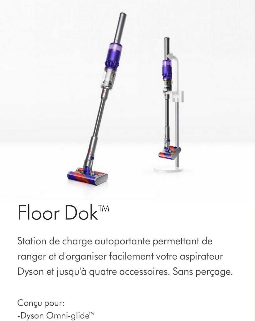 Dyson omni glide dok station floor pied neuf, Enlèvement