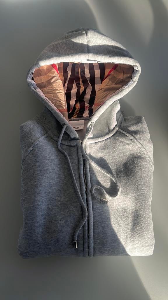 Burberry zipper, Ophalen of Verzenden, Nieuw, Maat 46 (S) of kleiner, Grijs