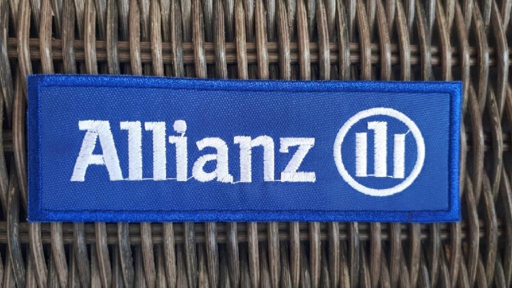 Allianz strijk patch embleem - 121 x 41 mm, Ophalen of Verzenden, Nieuw