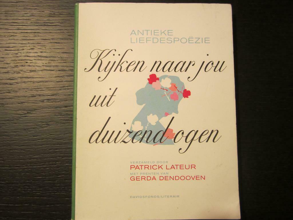 Kijken naar jou uit duizend ogen -Antieke liefdespoëzie-, Livres, Poèmes & Poésie, Comme neuf, Enlèvement ou Envoi