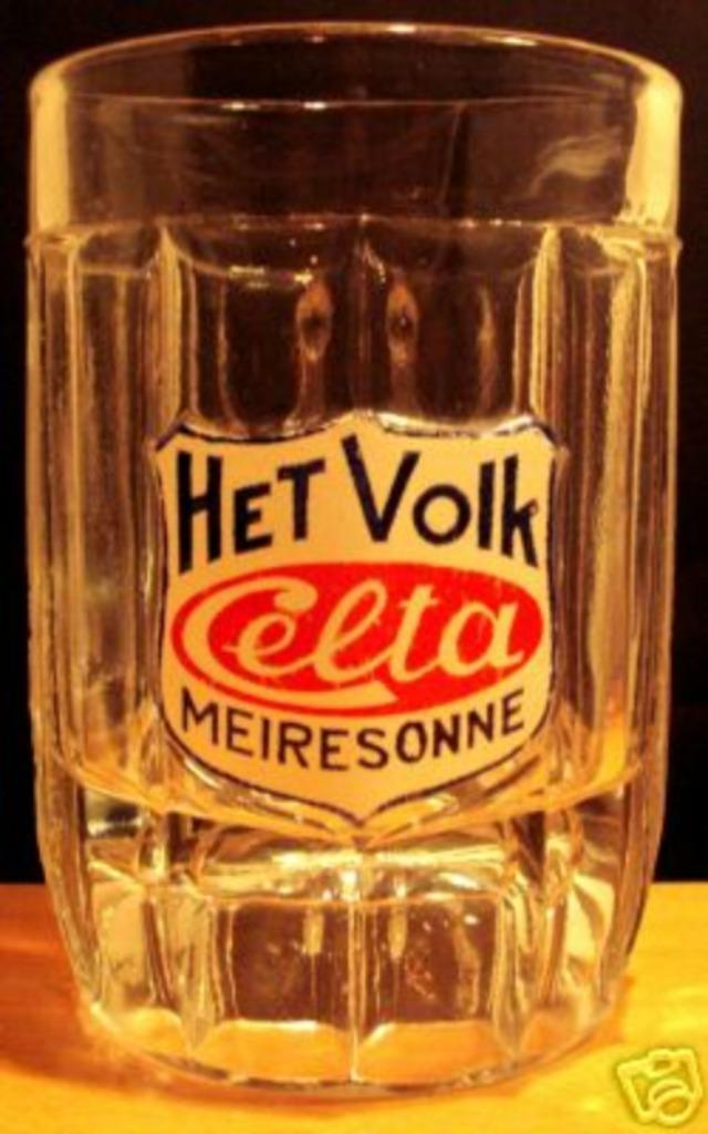 Meiresonne chope Het Volk, Enlèvement ou Envoi, Comme neuf, Verre ou Verres