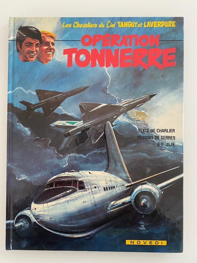 Tanguy & Laverdure 20 Opération Tonnerre EO 1981, Boeken, Gelezen, Eén stripboek, Charlier / Serres, Ophalen of Verzenden