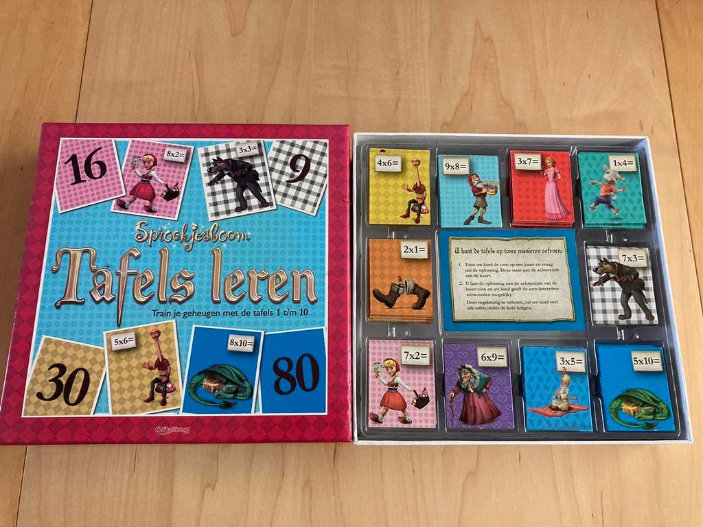 Tafels leren met de Efteling, Kinderen en Baby's, Ophalen of Verzenden, Zo goed als nieuw, Rekenen