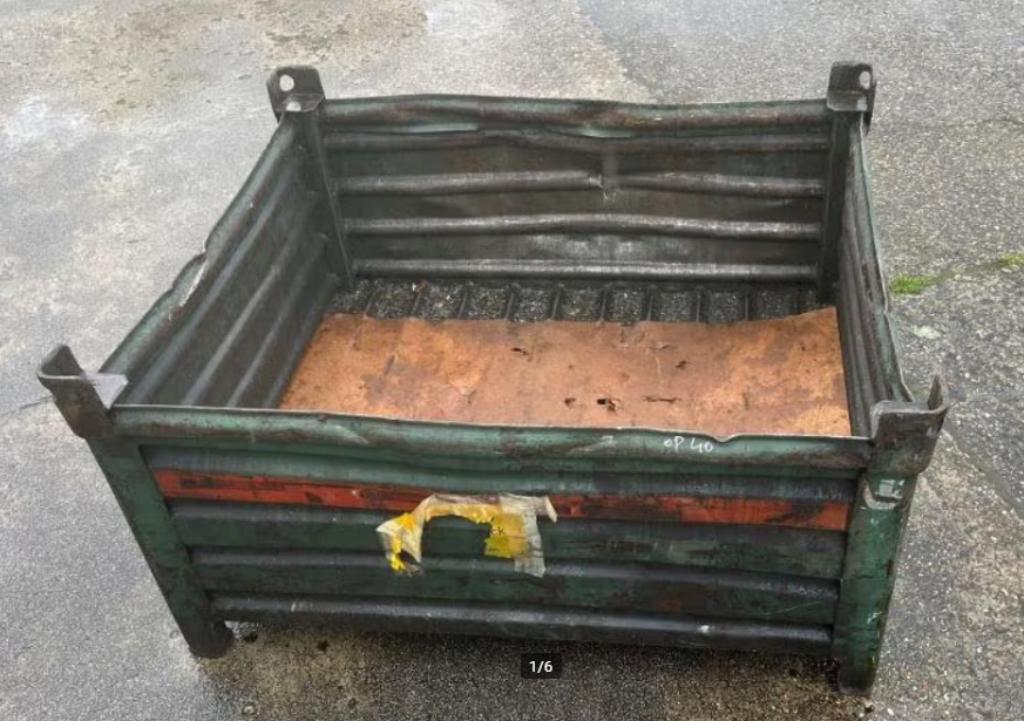 metalen stapelbakken, Ophalen, Gebruikt, Bak of Kist